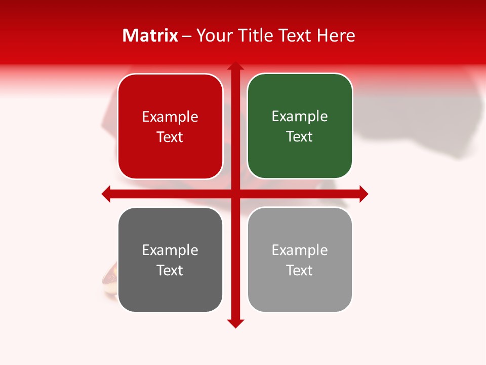 Wedding Rings And Rose At The Background PowerPoint Template