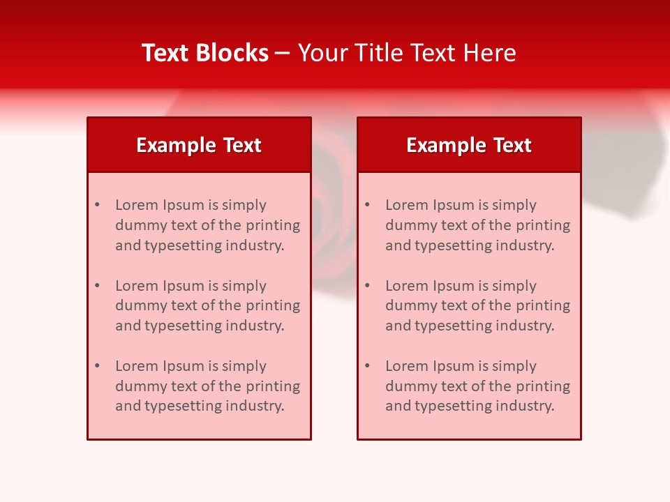 Wedding Rings And Rose At The Background PowerPoint Template