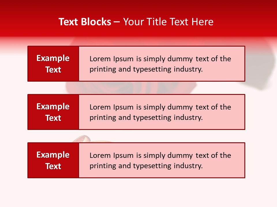 Wedding Rings And Rose At The Background PowerPoint Template