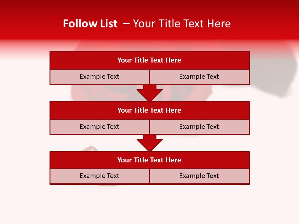 Wedding Rings And Rose At The Background PowerPoint Template