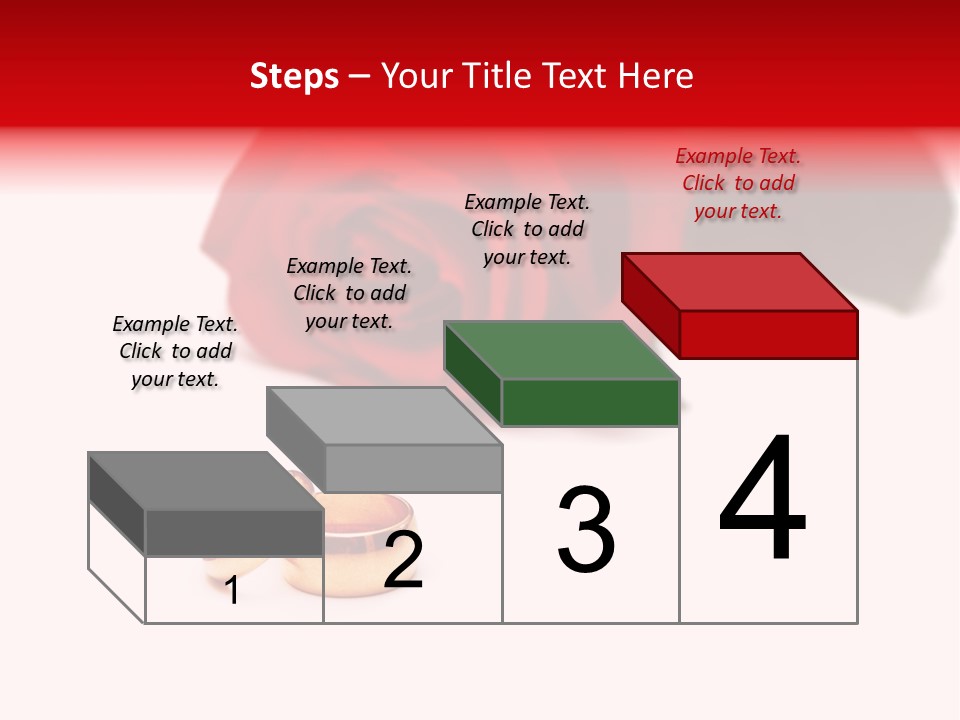 Wedding Rings And Rose At The Background PowerPoint Template