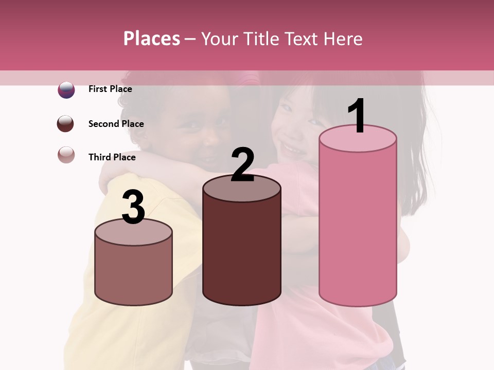 Four Young Kids Having Fun And Growing Up. Childhood, Learning, Exploration Family PowerPoint Template