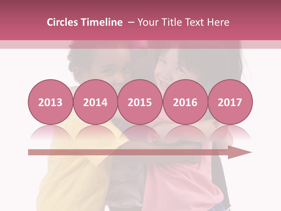 Four Young Kids Having Fun And Growing Up. Childhood, Learning, Exploration Family PowerPoint Template