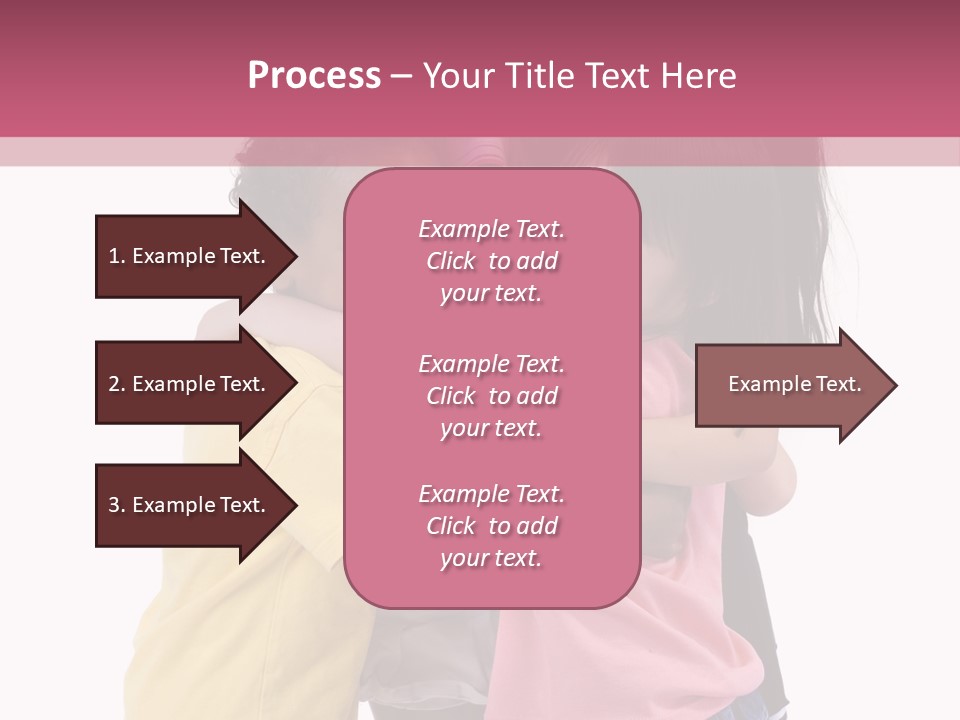 Four Young Kids Having Fun And Growing Up. Childhood, Learning, Exploration Family PowerPoint Template