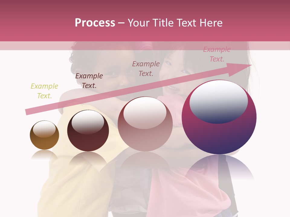 Four Young Kids Having Fun And Growing Up. Childhood, Learning, Exploration Family PowerPoint Template