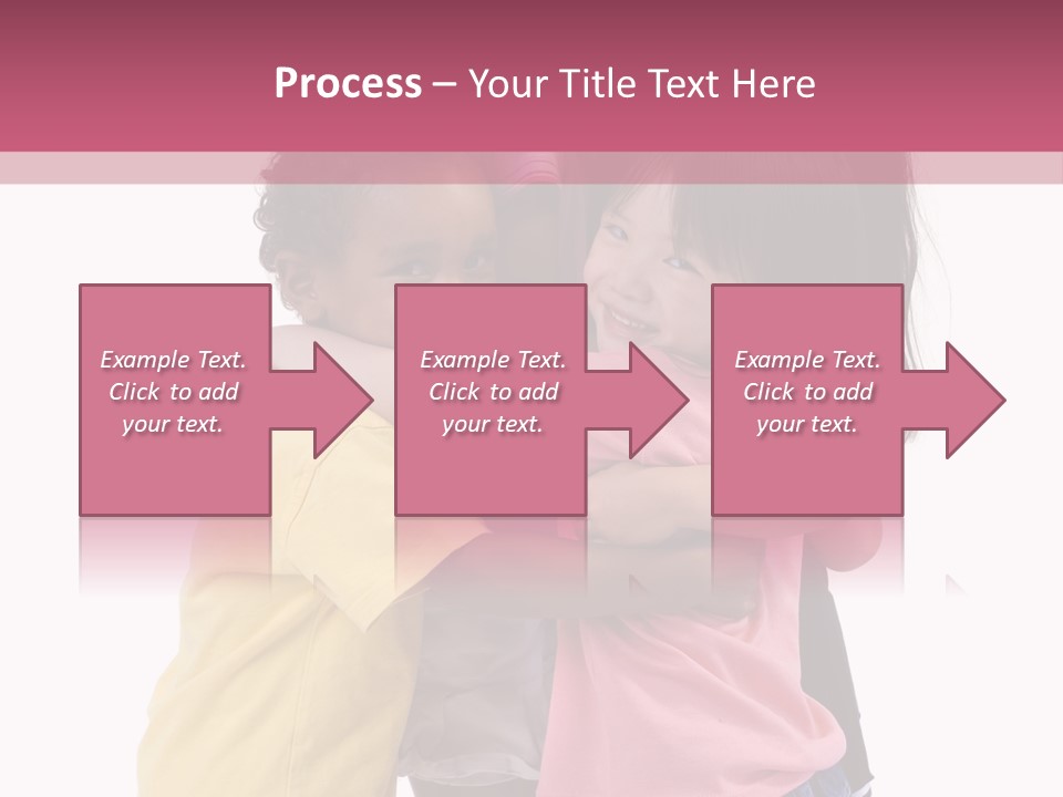 Four Young Kids Having Fun And Growing Up. Childhood, Learning, Exploration Family PowerPoint Template