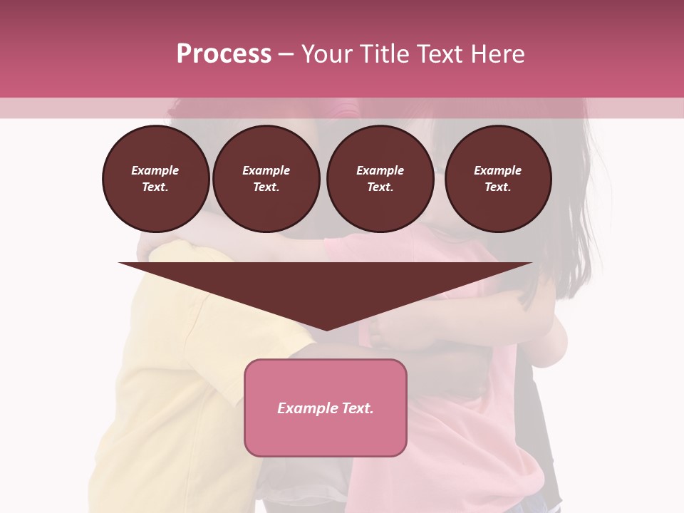Four Young Kids Having Fun And Growing Up. Childhood, Learning, Exploration Family PowerPoint Template
