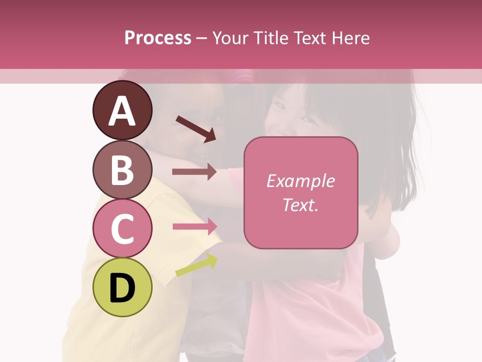 Four Young Kids Having Fun And Growing Up. Childhood, Learning, Exploration Family PowerPoint Template