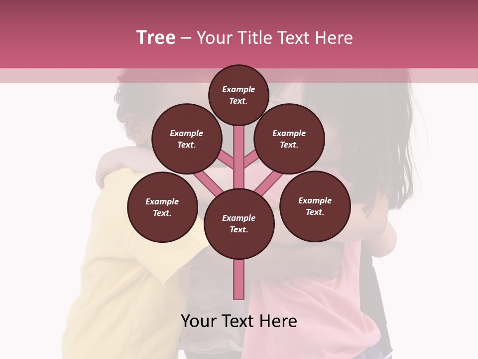 Four Young Kids Having Fun And Growing Up. Childhood, Learning, Exploration Family PowerPoint Template