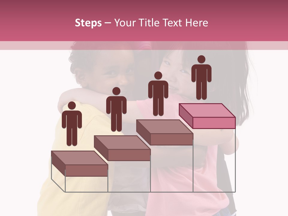 Four Young Kids Having Fun And Growing Up. Childhood, Learning, Exploration Family PowerPoint Template
