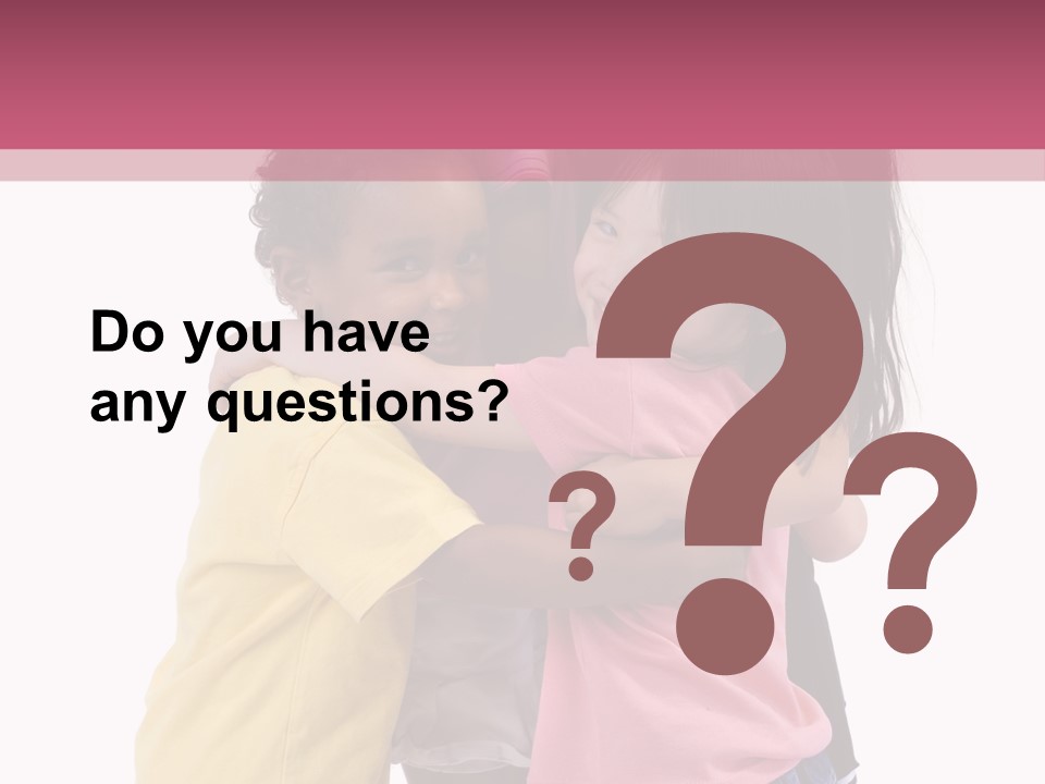 Four Young Kids Having Fun And Growing Up. Childhood, Learning, Exploration Family PowerPoint Template