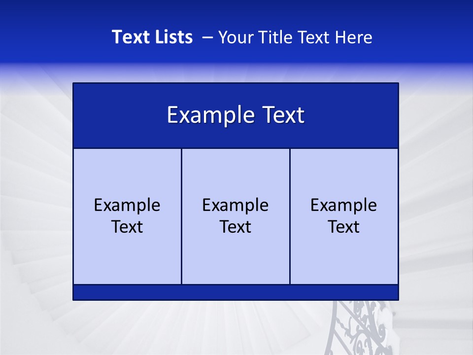 Very Old Spiral Stairway Case From Below PowerPoint Template