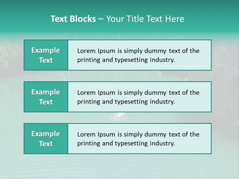 Gorges Du Verdon (Provence - Alpes, France) - On The Boat In The Canyon PowerPoint Template