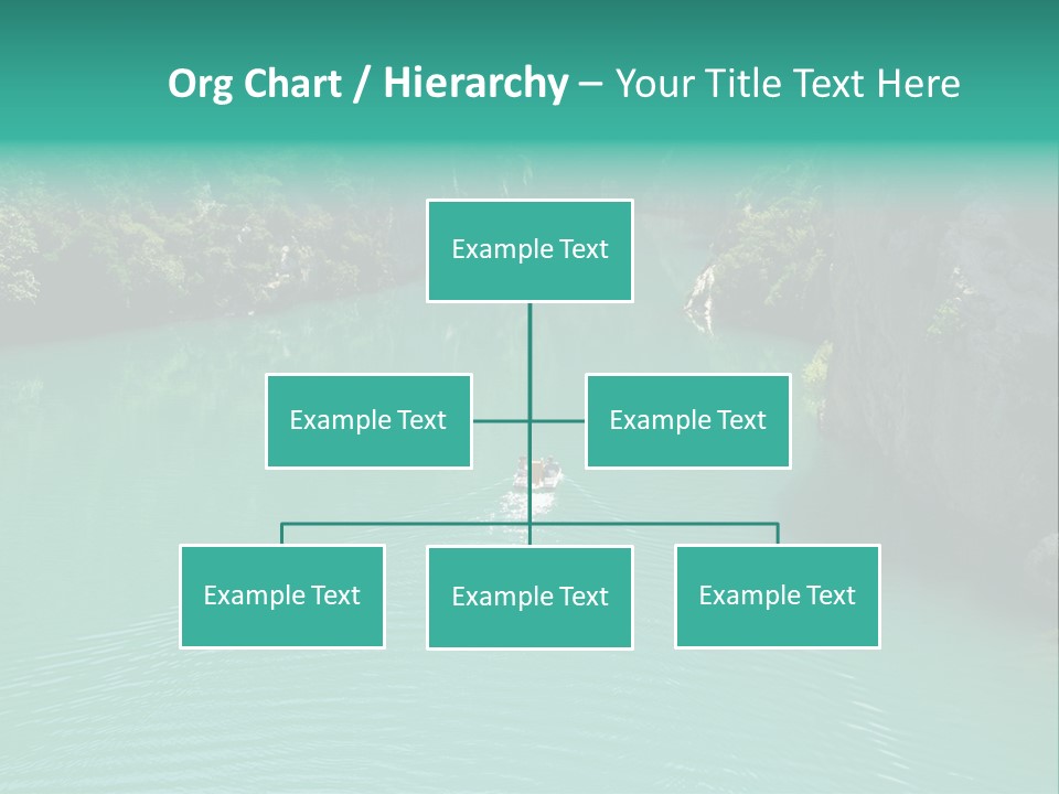 Gorges Du Verdon (Provence - Alpes, France) - On The Boat In The Canyon PowerPoint Template