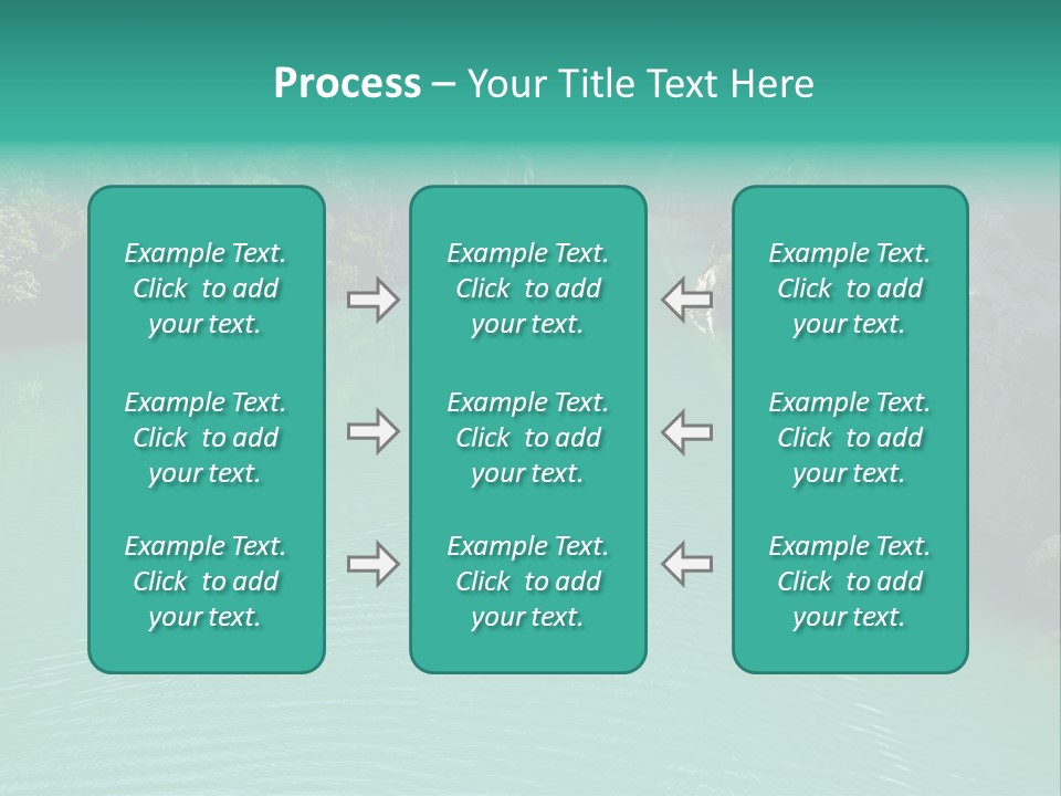 Gorges Du Verdon (Provence - Alpes, France) - On The Boat In The Canyon PowerPoint Template