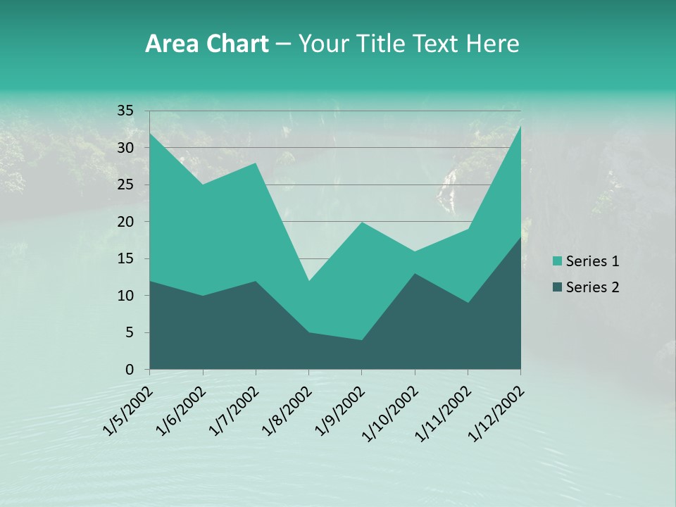 Gorges Du Verdon (Provence - Alpes, France) - On The Boat In The Canyon PowerPoint Template