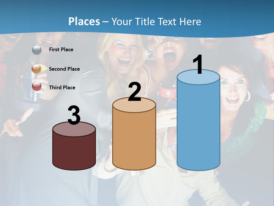 Golfer Waiting For The Fairway To Clear So That He Can Make His Drive From The Tee Box. PowerPoint Template