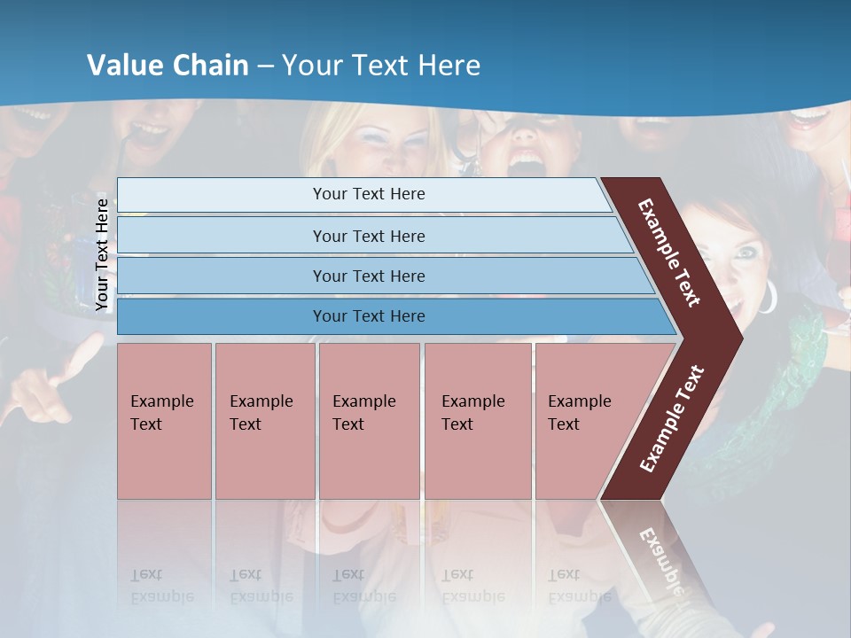 Golfer Waiting For The Fairway To Clear So That He Can Make His Drive From The Tee Box. PowerPoint Template