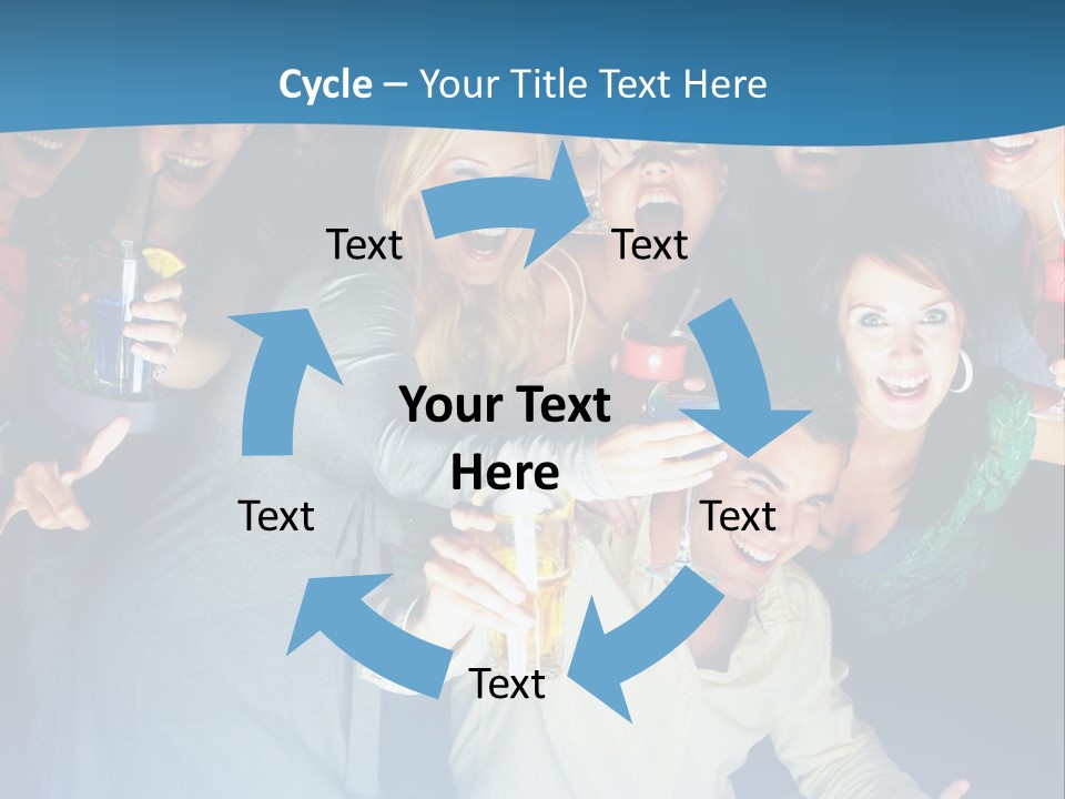 Golfer Waiting For The Fairway To Clear So That He Can Make His Drive From The Tee Box. PowerPoint Template
