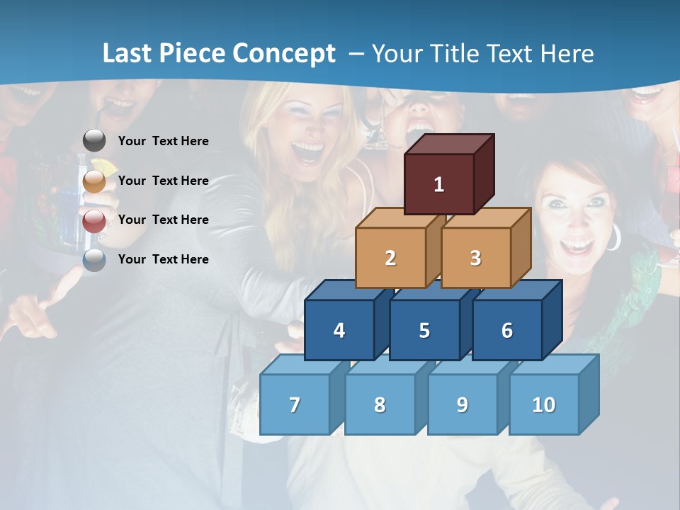 Golfer Waiting For The Fairway To Clear So That He Can Make His Drive From The Tee Box. PowerPoint Template