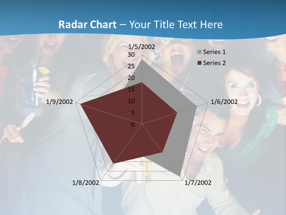 Golfer Waiting For The Fairway To Clear So That He Can Make His Drive From The Tee Box. PowerPoint Template