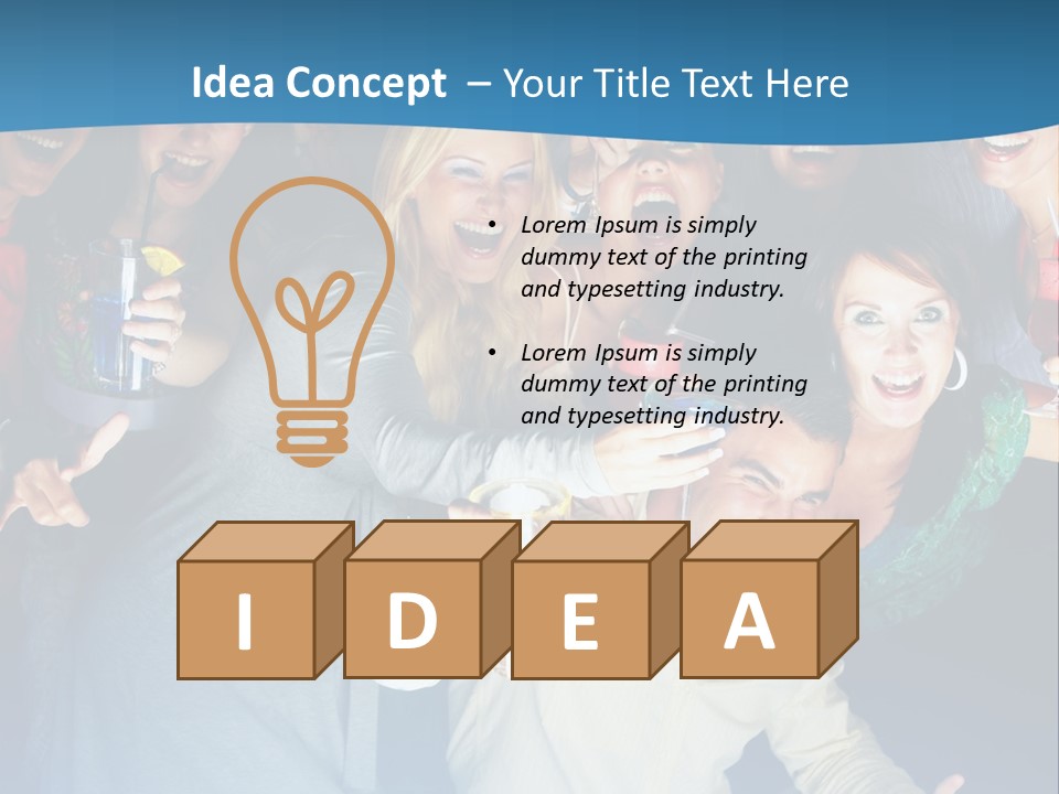 Golfer Waiting For The Fairway To Clear So That He Can Make His Drive From The Tee Box. PowerPoint Template