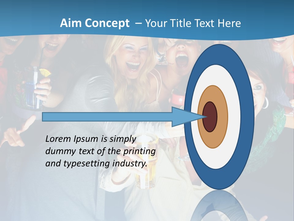 Golfer Waiting For The Fairway To Clear So That He Can Make His Drive From The Tee Box. PowerPoint Template