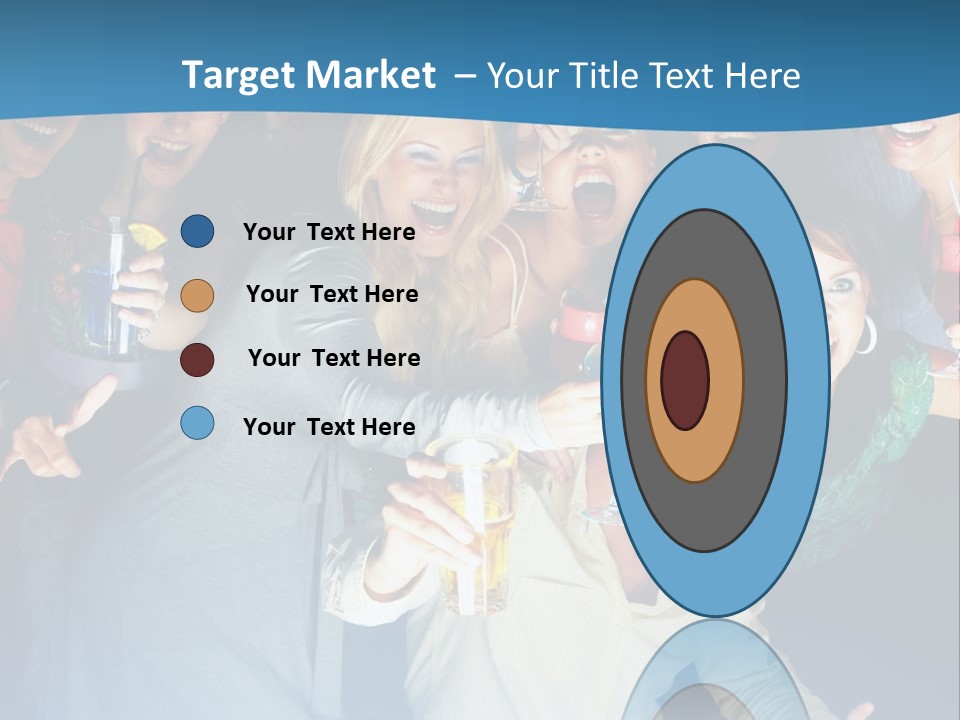 Golfer Waiting For The Fairway To Clear So That He Can Make His Drive From The Tee Box. PowerPoint Template