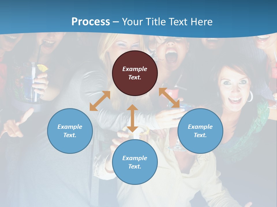 Golfer Waiting For The Fairway To Clear So That He Can Make His Drive From The Tee Box. PowerPoint Template
