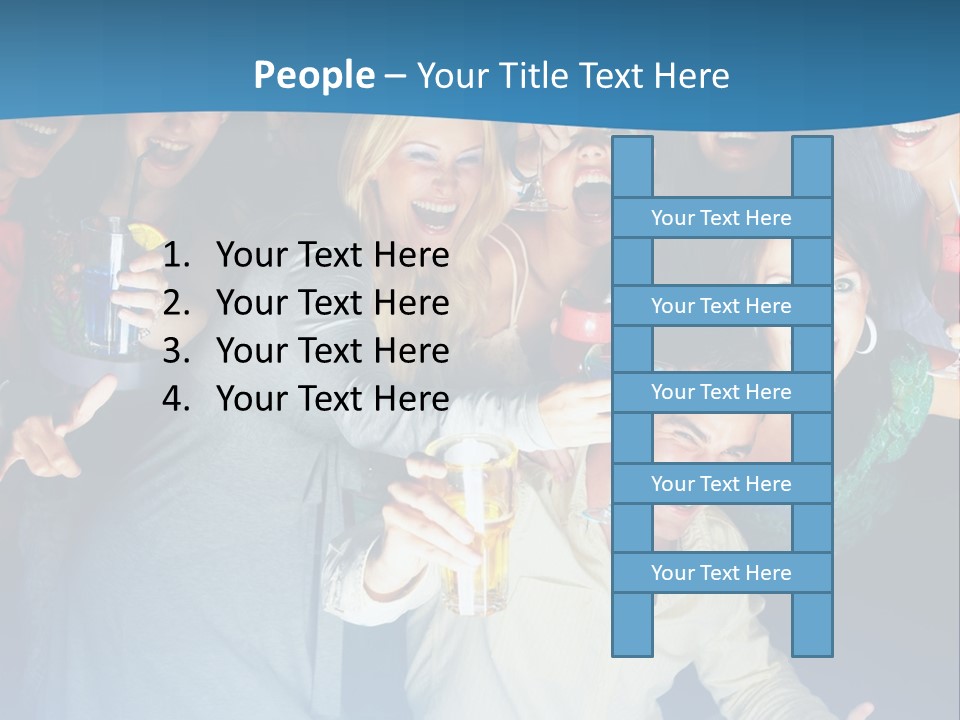 Golfer Waiting For The Fairway To Clear So That He Can Make His Drive From The Tee Box. PowerPoint Template