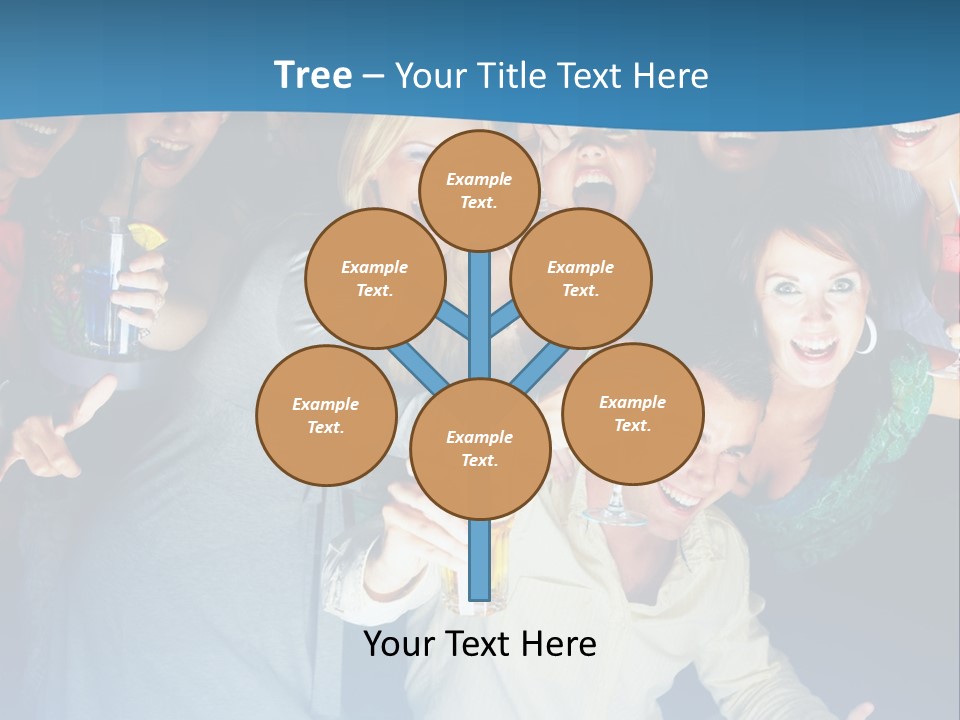 Golfer Waiting For The Fairway To Clear So That He Can Make His Drive From The Tee Box. PowerPoint Template
