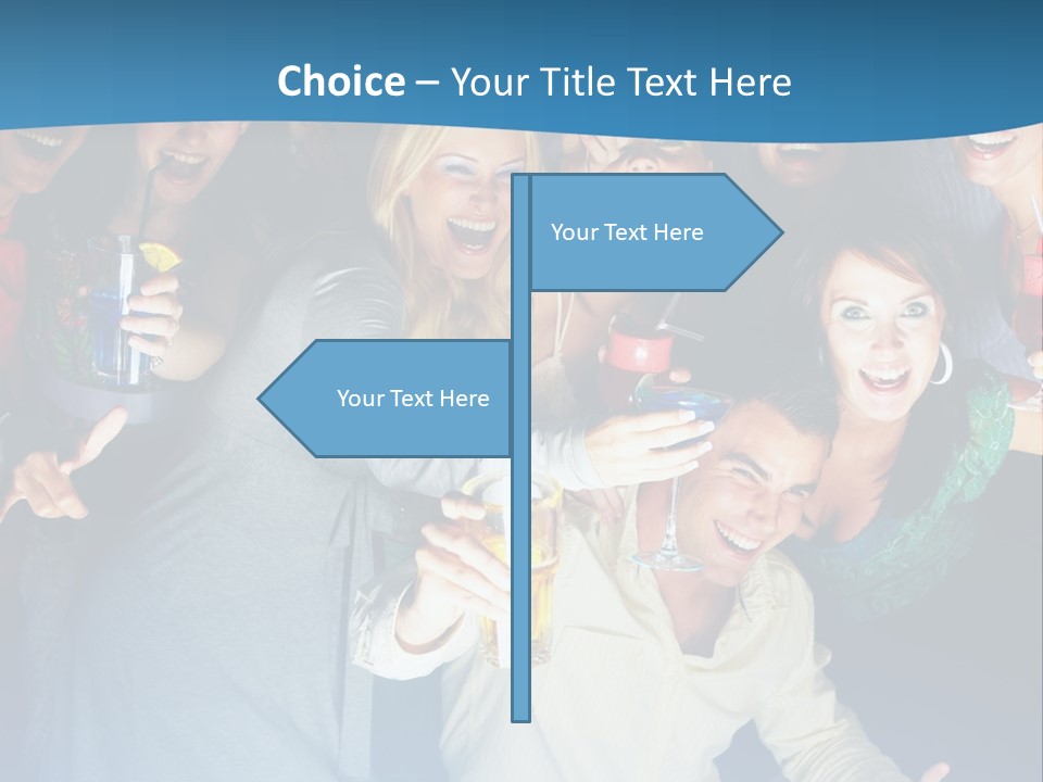 Golfer Waiting For The Fairway To Clear So That He Can Make His Drive From The Tee Box. PowerPoint Template