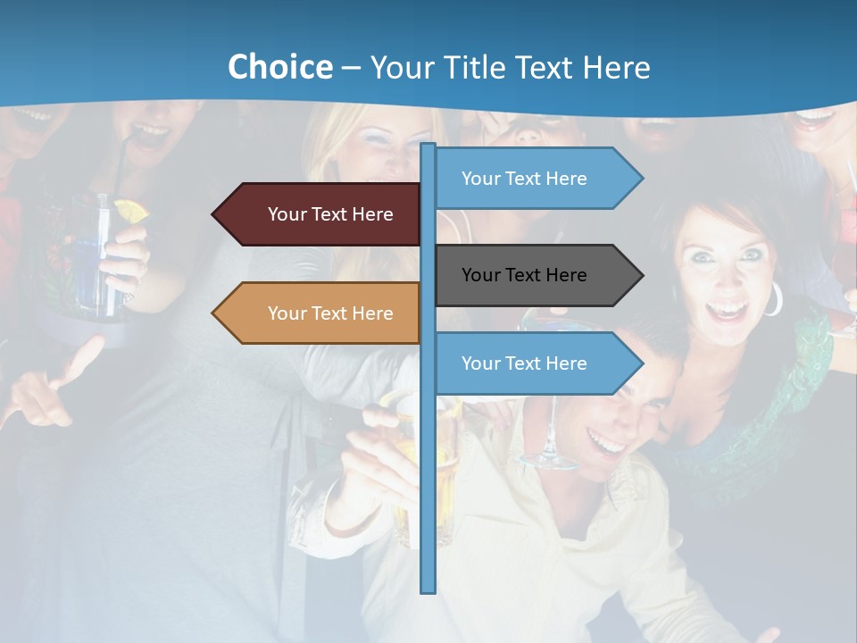 Golfer Waiting For The Fairway To Clear So That He Can Make His Drive From The Tee Box. PowerPoint Template