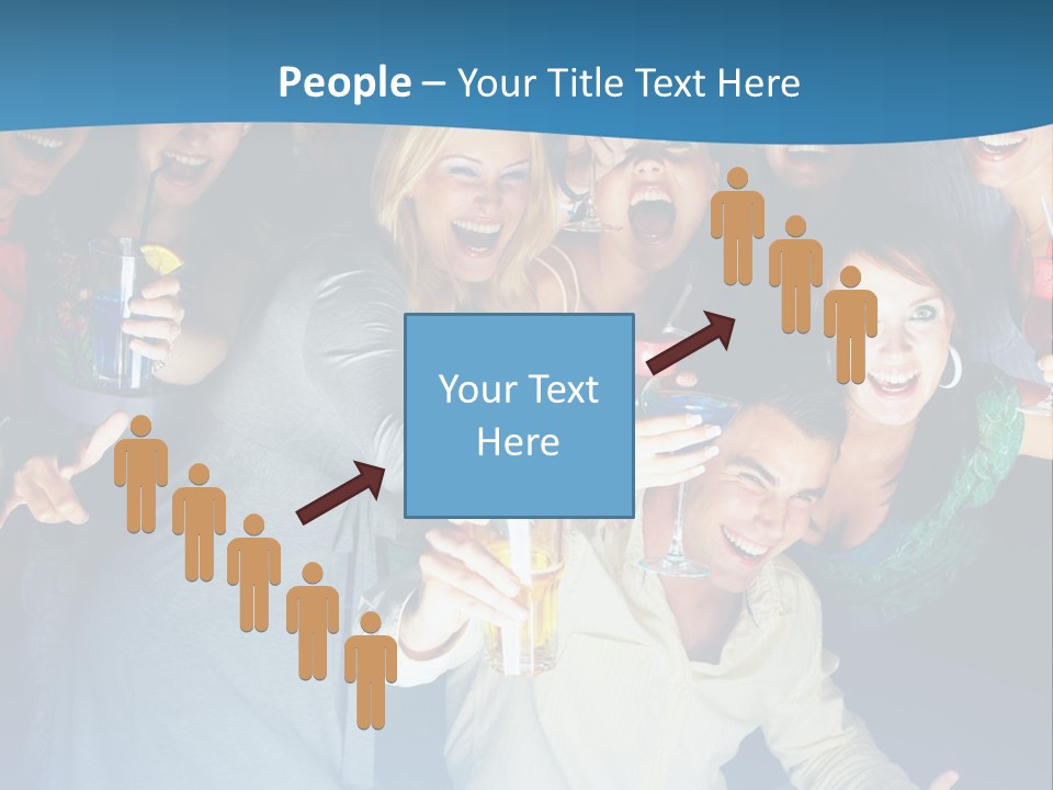 Golfer Waiting For The Fairway To Clear So That He Can Make His Drive From The Tee Box. PowerPoint Template