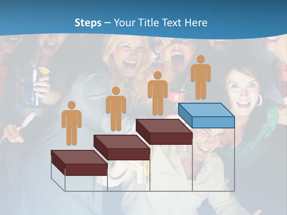 Golfer Waiting For The Fairway To Clear So That He Can Make His Drive From The Tee Box. PowerPoint Template