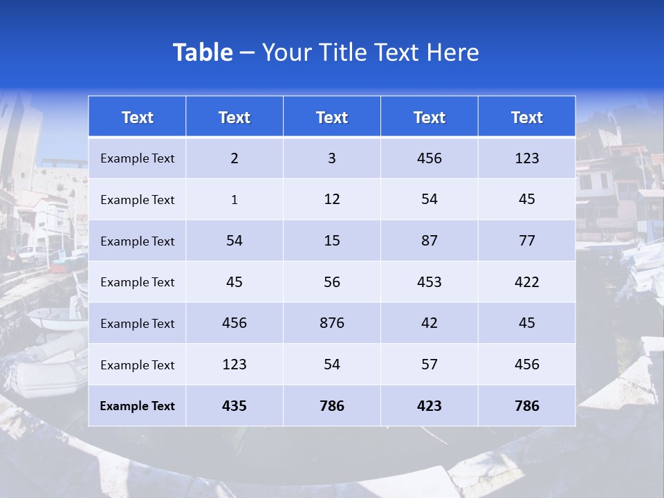 Bright Contrast Effect Of Boats In A Small Harbour In Marseille, France PowerPoint Template