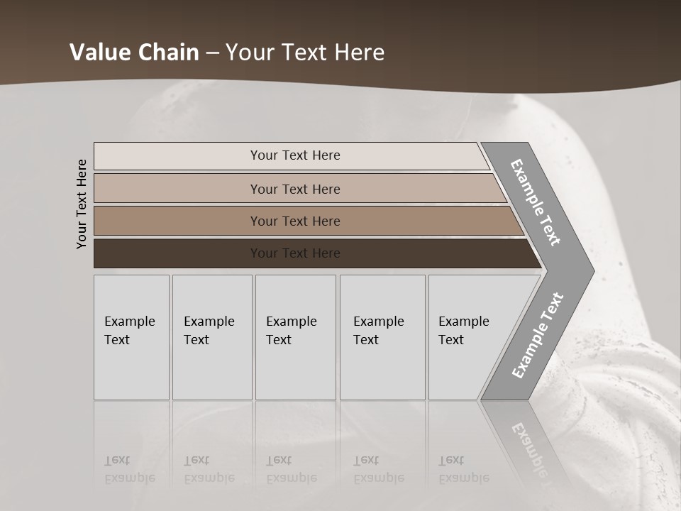 A Statue Of An Angel Praying. PowerPoint Template