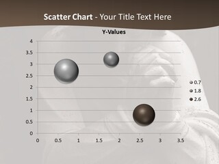 A Statue Of An Angel Praying. PowerPoint Template