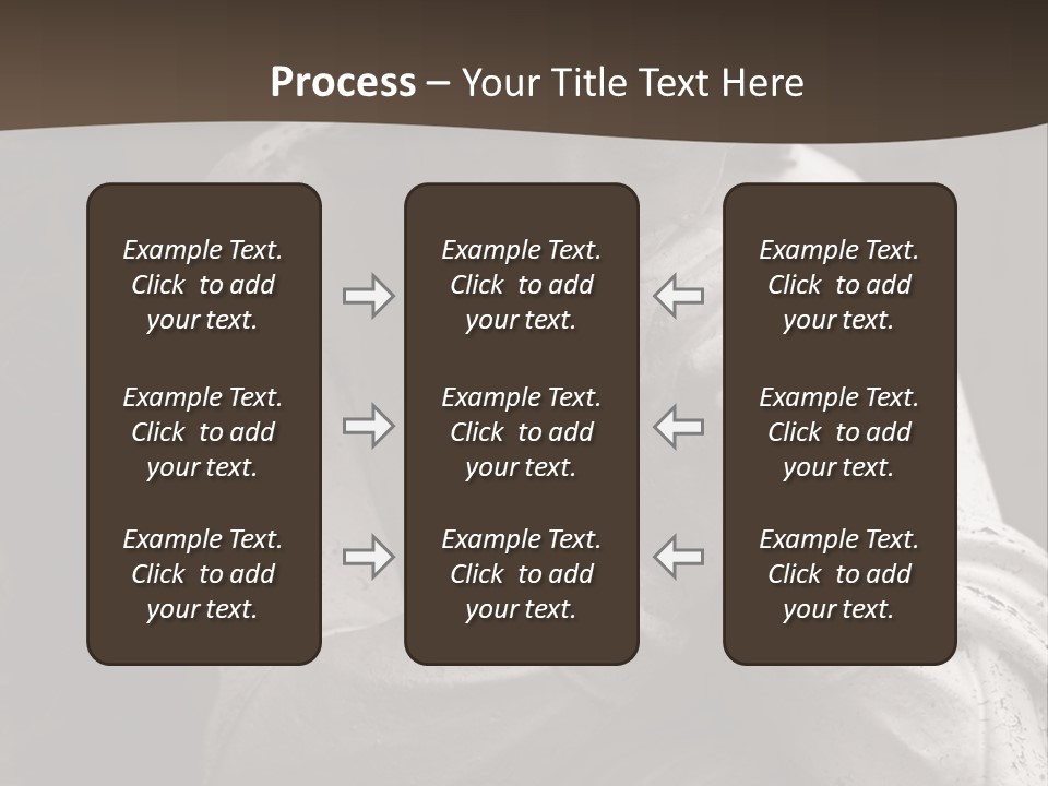 A Statue Of An Angel Praying. PowerPoint Template