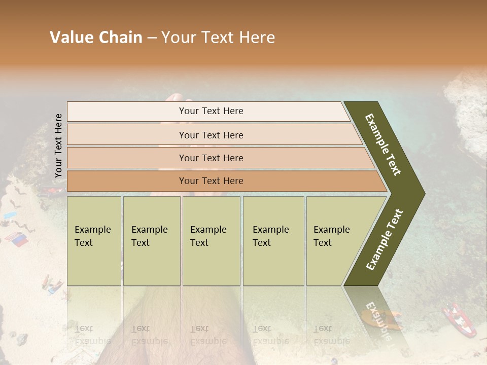 Feet And Water At The Tremiti Islands PowerPoint Template