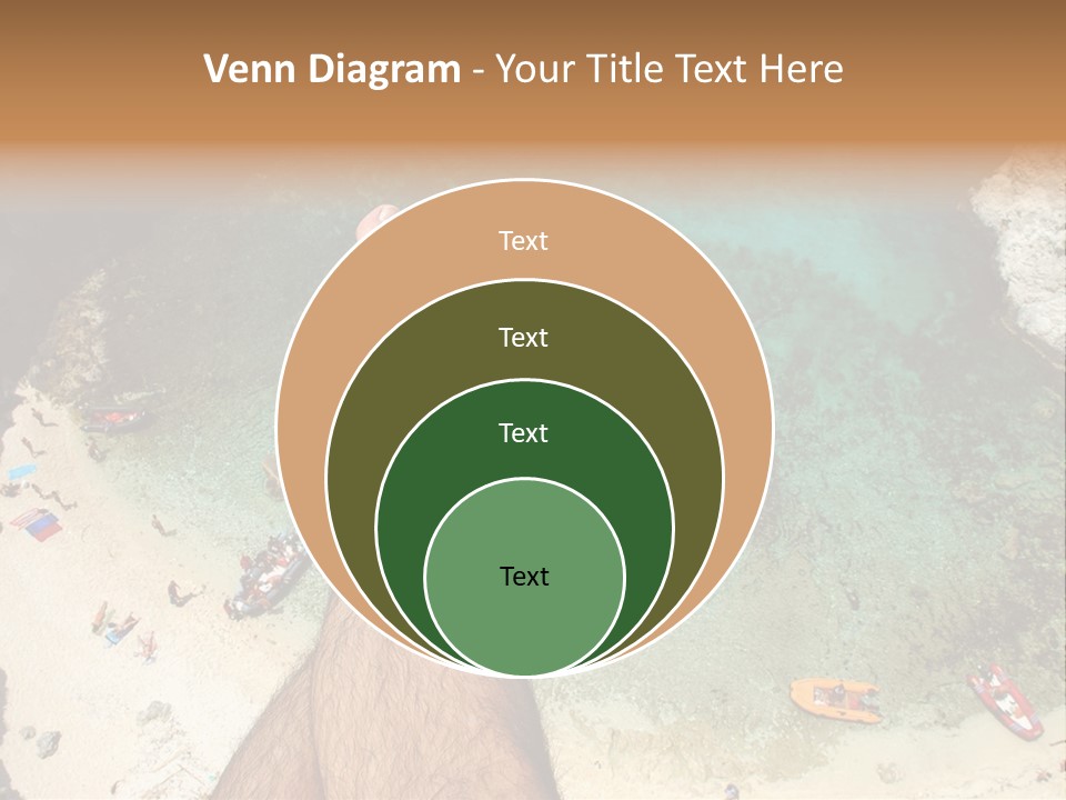 Feet And Water At The Tremiti Islands PowerPoint Template