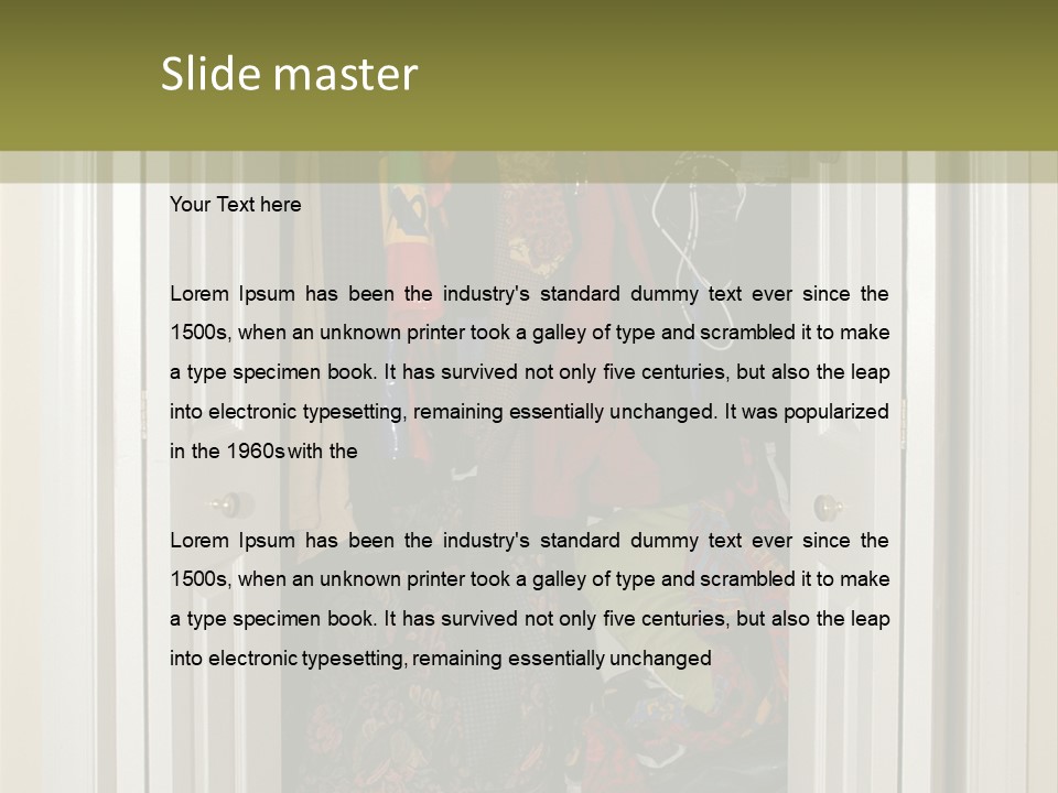 Messy Closet PowerPoint Template