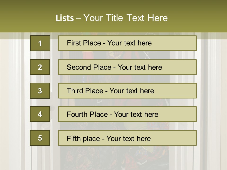 Messy Closet PowerPoint Template