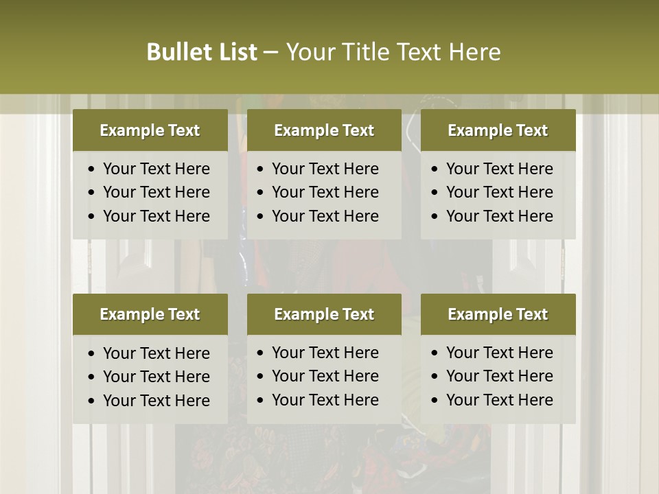 Messy Closet PowerPoint Template