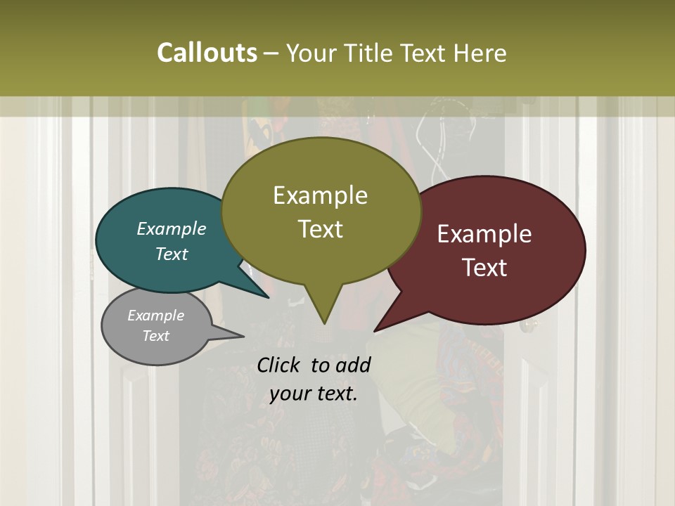 Messy Closet PowerPoint Template