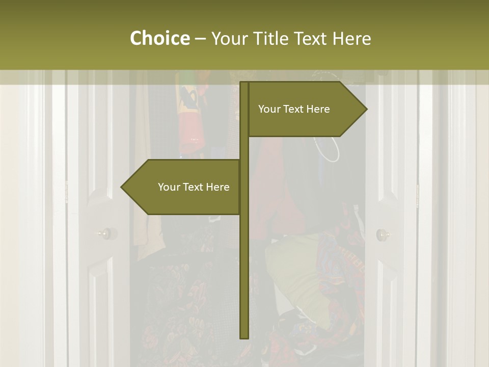 Messy Closet PowerPoint Template