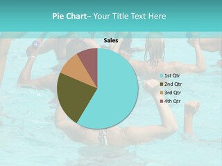 People Are Doing Water Aerobic In Pool PowerPoint Template