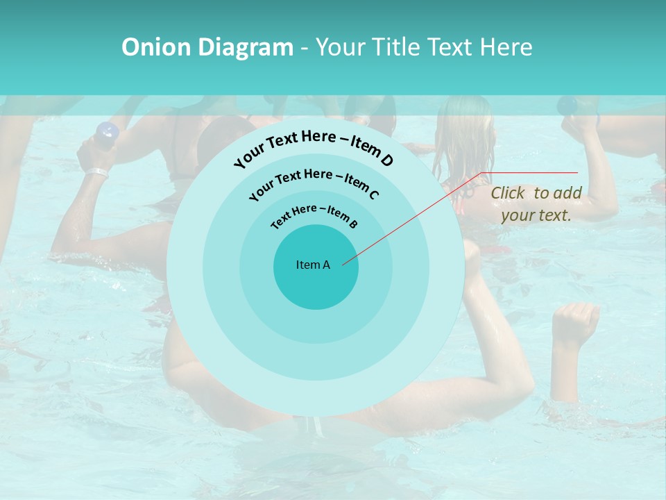 People Are Doing Water Aerobic In Pool PowerPoint Template