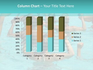 People Are Doing Water Aerobic In Pool PowerPoint Template