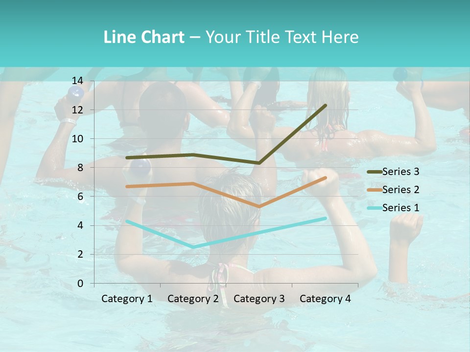 People Are Doing Water Aerobic In Pool PowerPoint Template